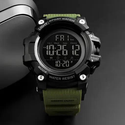 Чоловічий спортивний годинник Skmei 1384 Зелений - фото 3