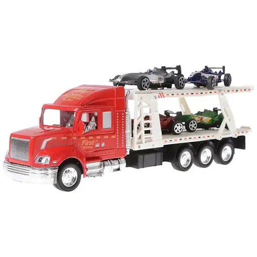Игрушечный грузовик с платформой для машинок IM76B