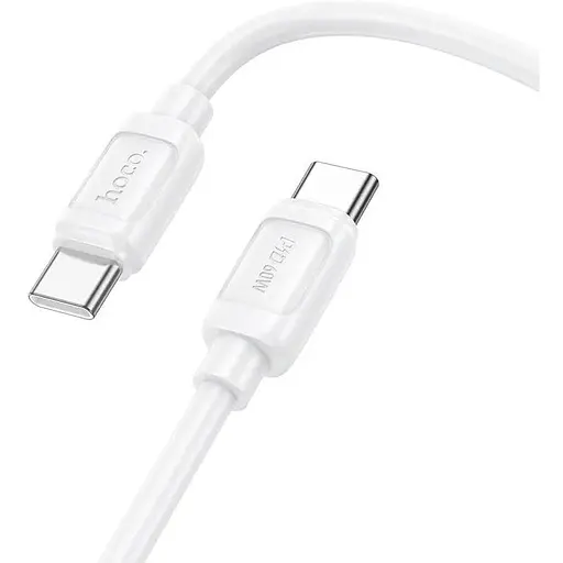 Кабель Hoco X115 Surpass 60W зарядный кабель Type-C to Type-C Белый