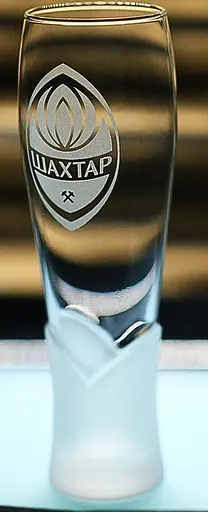 Пивний келих крафтовий 440 мл ФК Шахтар Донецьк з гравіюванням подарунок для фаната футбольна кружка - фото 3
