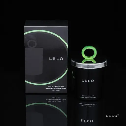 Масажна свічка Lelo Massage Candle Snow Pear & Cedarwood, соєвий віск, 36 годин горіння - фото 2