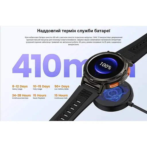 Смарт-часы Kospet Tank T2 AMOLED Black Metal (KTT0002BLM) - фото 6