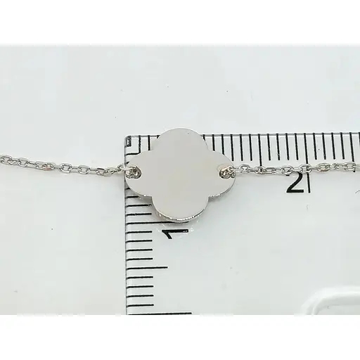 Срібне кольє Qvaliz Конюшина. 908-00886 - фото 5