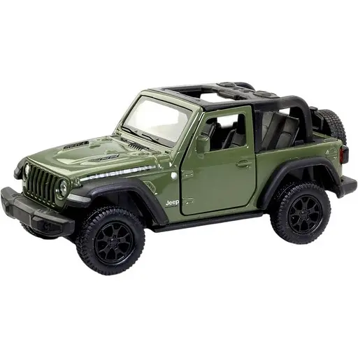 Машинка Uni-Fortune RMZ City Jeep Wrangler Rubicon 2021 Convertible відкритий верх хакі