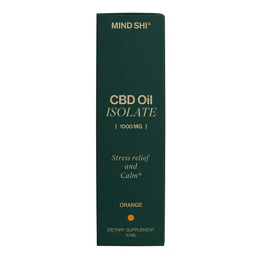 Изолят каннабидиола Mind Shi CBD Oil Isolate Orange 1000 мг 10 мл - фото 5