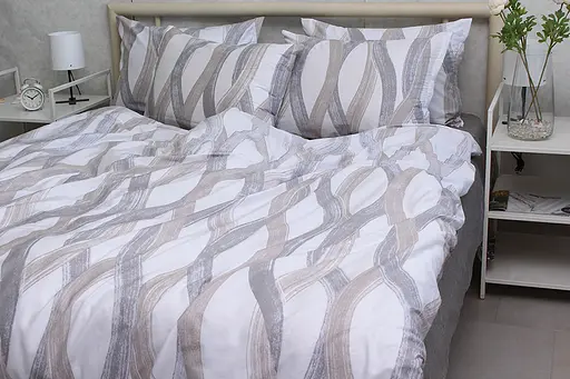 Комплект постільної білизни TAG Tekstil з компаньйоном 2-спальний 000267442 (S541) - фото 4