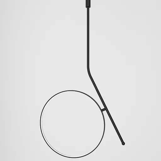 Підвісний стельовий світильник Babich Studio Moonlight L Black (Ral 9005) - фото 2