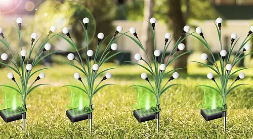 Світильник Sun Lamp Firefly Skylight із зеленим листям садовий декоративний 2 шт - фото 7