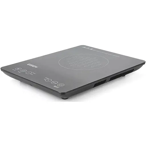 Настольная плита Eisen EIP-335S Slim, Black, 2000W, индукционная, 1 зона нагрева 21см, 10 уровней температуры, 9 режимов приготовления, управление сенсорным, распознавание размера посуды, автоотключение