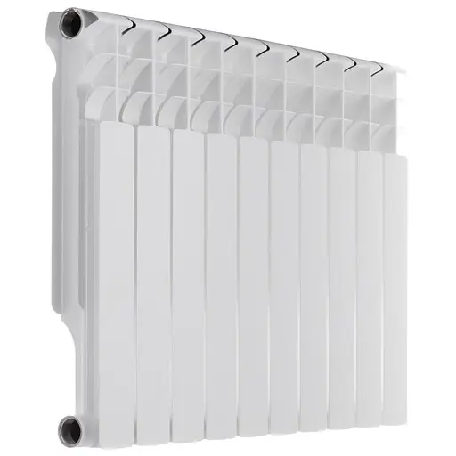 Радіатор секційний Bitherm 100 Bimetal-500L / Ціна за 1 секцію BT0557, Білий - фото 3