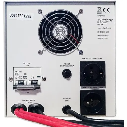 Джерело безперебійного живлення Volt Polska SINUS PRO 2200 E 12/230V (1600/2200W) 3SP092212E - фото 3