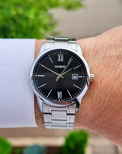 Годинник чоловічий Casio MTP-V002D-1B3 (модуль №2784) - фото 3