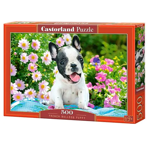 Пазл Castorland Щенка французского бульдога 500 эл. (B-53650) - фото 1
