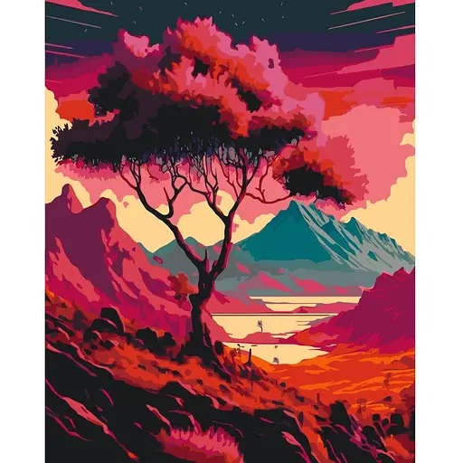 Набор для росписи ArtCraft Вечер в горах 40 x 50 см (11033-AC)