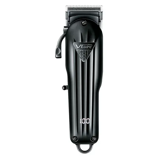 Машинка для стрижки акумуляторна VGR V-282 LCD гребінець (6 насадок) - фото 5