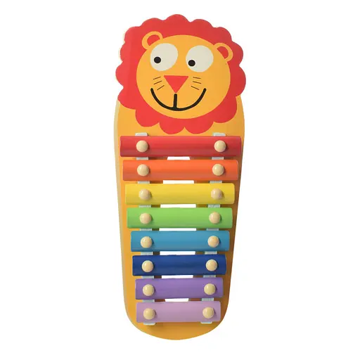 Дитяча іграшка Ксилофон WW-189 дерев'яний Лев