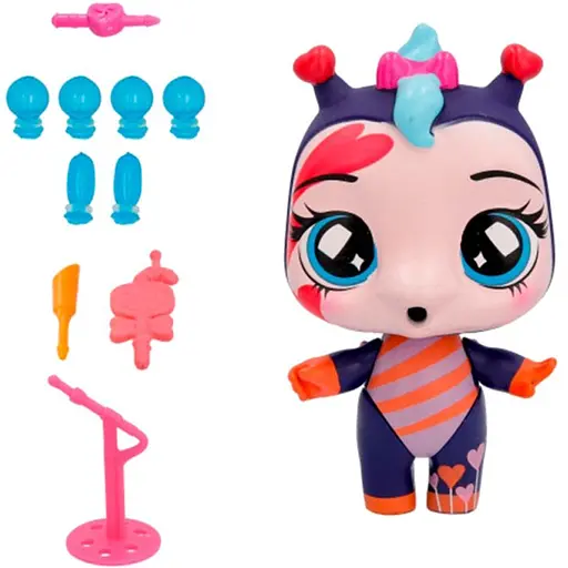 Игровой набор Bubiloons Божья коровка Нико W2 85541 фигурка, аксессуары, шарики - фото 5