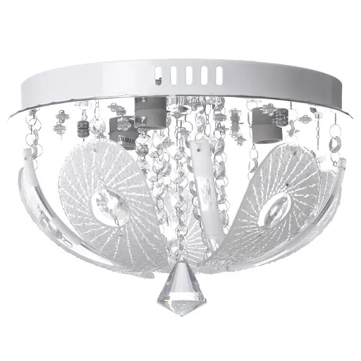 Люстра Brille потолочная торт с пультом LED E14 60W RGB WH (BCL-650S/3)