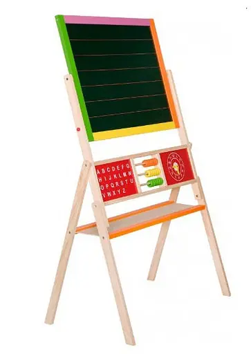 Деревянный мольберт Viga Toys 50951 двусторонний магнитный - фото 3