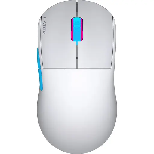 Мышь Hator Quasar 2 Pro Wireless White/Cyan (HTM561WC) [116881]
