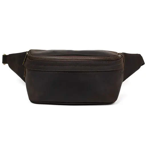 Шкіряна чоловіча сумка на пояс TARWA 30х15х12 см nsa0001221 - фото 7
