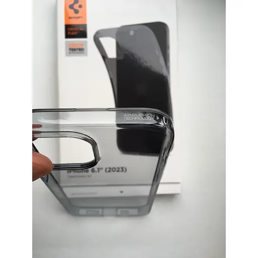 Чохол Spigen Liquid Crystal Flex для iPhone 15 Space Crystal ACS06482 прозорий силіконовий - фото 7