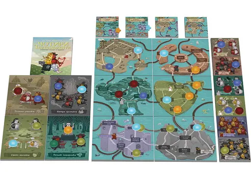 Настольная игра Games 7 Days Четыре темперамента. Делюкс издание (Four Humours) (укр.) (CHT001UA) - фото 2