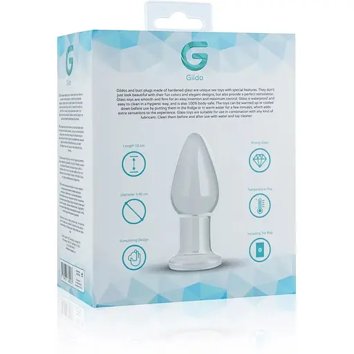 Стеклянная анальная пробка Gildo Glass ButtPlug No. 24 - фото 5