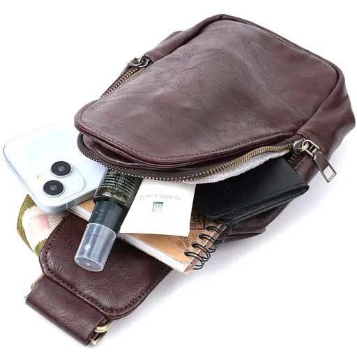 Сумка Vintage через плечо из экокожи 13х23х7 см sum0026985 - фото 8