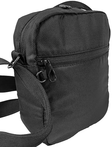 Чоловіча сумка через плече Антизлодій із Rfid захистом чорна LS sum0028743 - фото 3