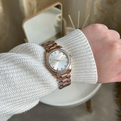 Часы женские наручные Lee Cooper Santorini Gold (Золотистый) - фото 9