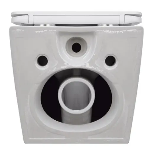 Унитаз подвесной Qtap Jay Rimless, с сиденьем Slim Duroplast/ Soft-close/ Quick Relase QT07335177RW - фото 4