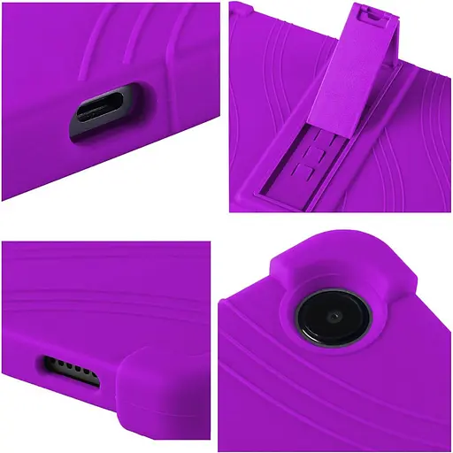 Чохол SoftGel Kids дитячий Samsung Galaxy Tab A9+ Plus SM X210 X215 Фіолетовий - фото 2