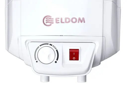 Водонагреватель Eldom EXTRA LIFE 7 л, над мойкой 1500 Вт, мокрый ТЭН, вертикальный, прямоугольный, белый (72324NMP) - фото 2