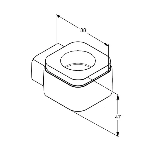 Мыльница - подсвечник Kludi E2 4998305 - фото 2