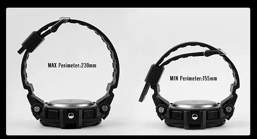 Чоловічий спортивний годинник Skmei 1357 Чорний - фото 4