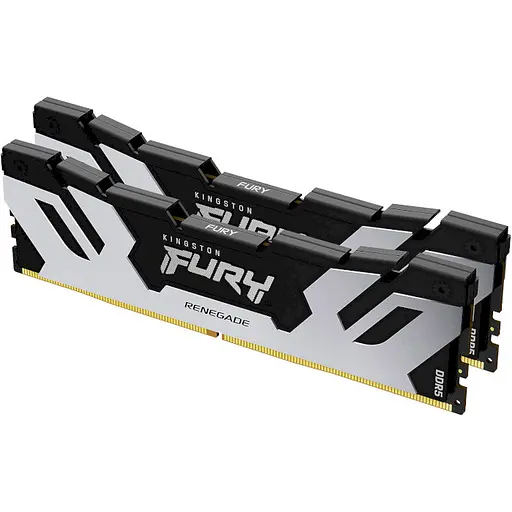 Модуль памяти Kingston Fury DDR5 32GB (2x16) 6400MHz Renegade Silver (KF564C32RSK2-32) - фото 1