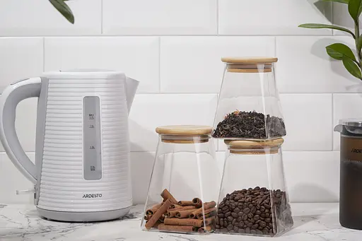 Електрочайник Ardesto EKL-F17WG 1.7 л 2150 Вт біло-сірий - фото 2