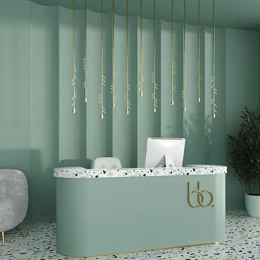 Підвісний стельовий світильник Babich Studio Colos Black (RAL 9005) - фото 2