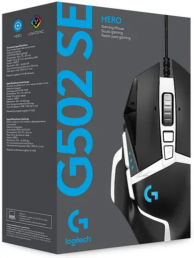 Мышь компьютерная Logitech G502 Special Edition (910-005729) - фото 2