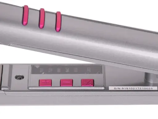 Випрямляч DSP Hair Style з кератиновим покриттям цифрове регулювання 5 режимів Сріблястий - фото 4