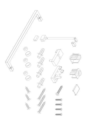 Шторки скляні на ванну Koer SR BS04-95x140-TR-01 прозоре скло 6 мм, хром KR5403, Універсальна, прозорий, хром - фото 2