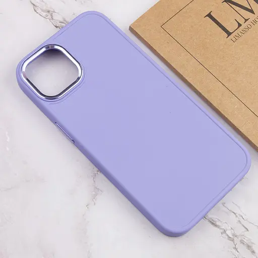Чохол Epik TPU Bonbon Metal Style для Apple iPhone 12 Pro/12, 6.1 Бузковий/Dasheen - фото 4