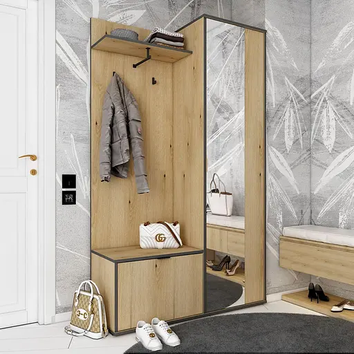 Прихожая Doros Дора Дуб Артизан 113,5х40х192 (44900218)