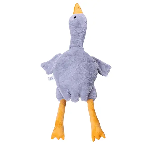 М'яка іграшка-подушка з пледом усередині Гусак-обіймусь 3 в 1 Сірий Colorful Home 520-1G - фото 3