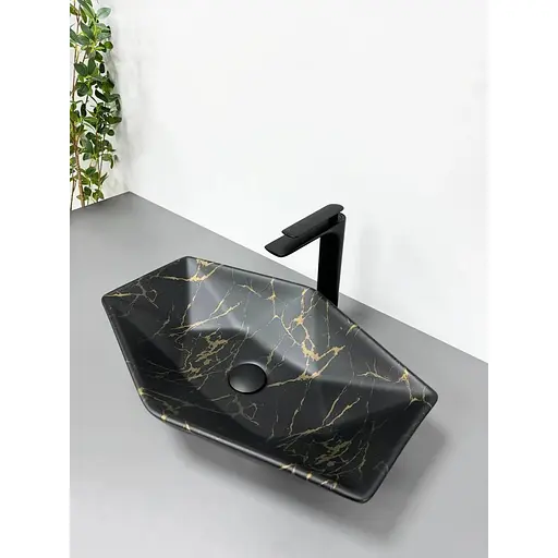 Умивальник VBI Venezia S marble matt накладний VBI-012403, Мармур - фото 1