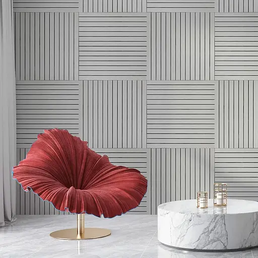 Покриття вінілове самоклеюче Wall Sticker 3D рейки 600х600х2.8 мм SW-00003242 - фото 5