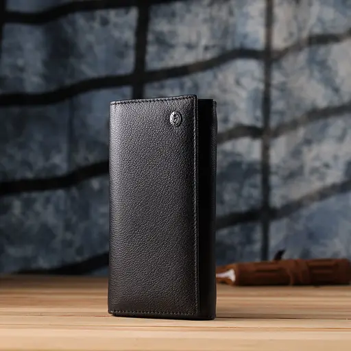 Женский кошелек на магнитах из натуральной кожи ST Leather 19х9.5х3 см acs0029701 - фото 10