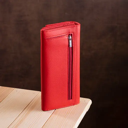 Кожаный женский кошелек ST Leather 10х18.5 см acs0014709 - фото 8