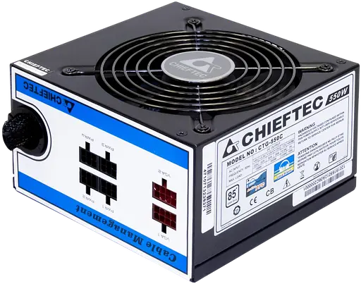 Блок питания Chieftec CTG-550C 550W (CTG-550C) Б/У - фото 1